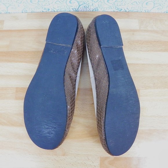 NWT Brown & Grey Flats | New in Box Ballet Style Flat Shoes - Picture 5 of 8